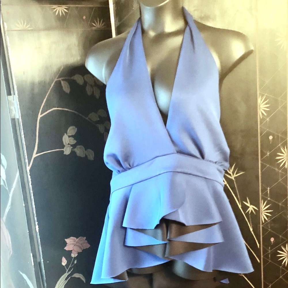 Eloquii Cascading Neoprene Halter Top🌹🌹🌹